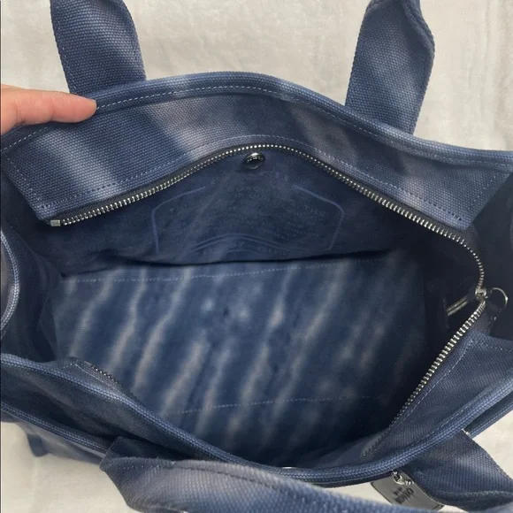 NWOT Coach Blue Tie-Dye Tote Bag - Picture 10 of 16
